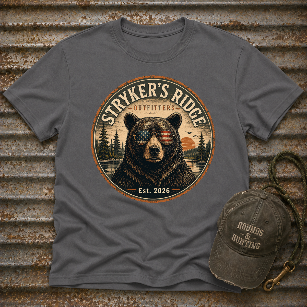Stryker's Ridge Patriotic Glasses 2 T-Shirt