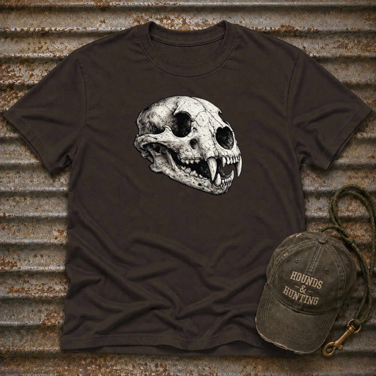 Full Bear Skull T-Shirt