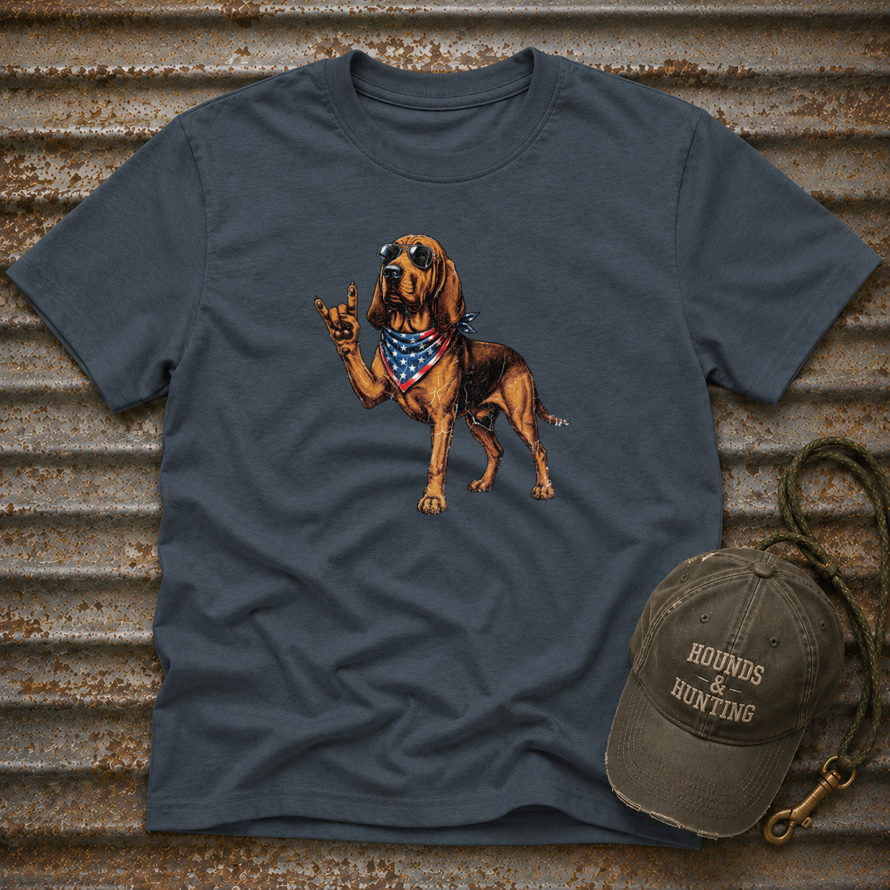 'Merica Bloodhound T-Shirt
