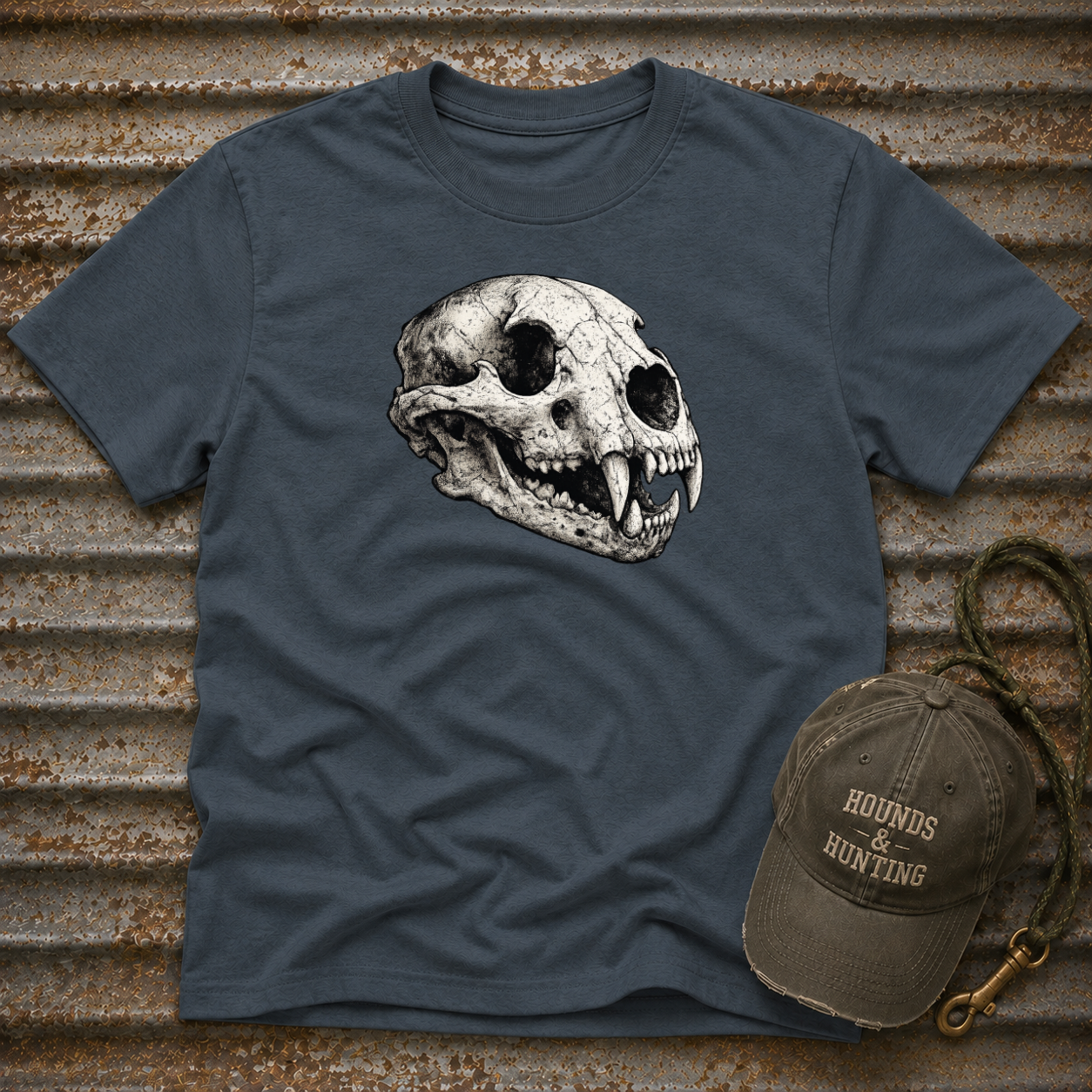 Full Bear Skull T-Shirt