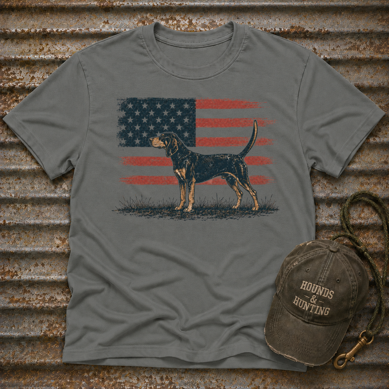 American Black and Tan T-Shirt