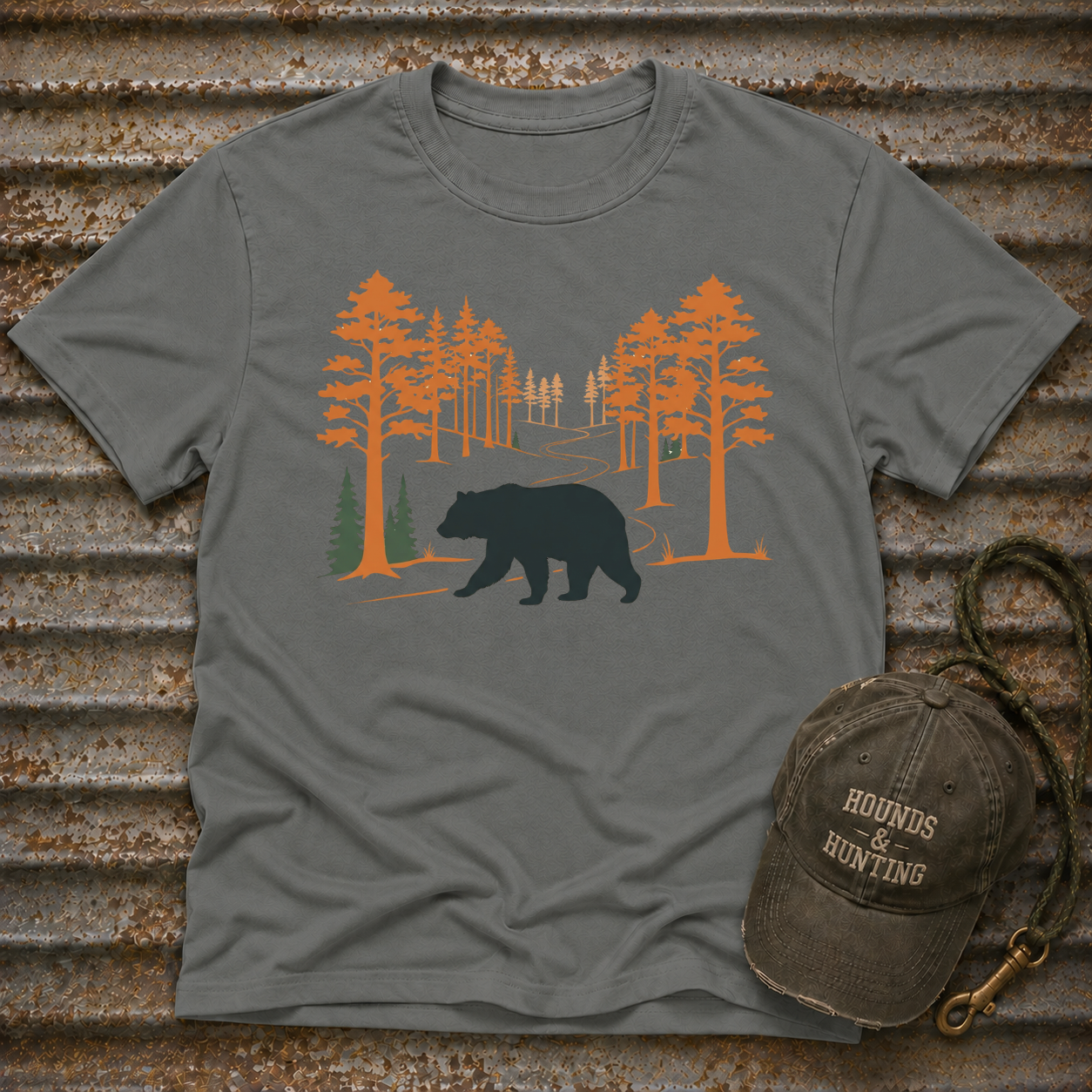Bear Walking In The Woods T-Shirt