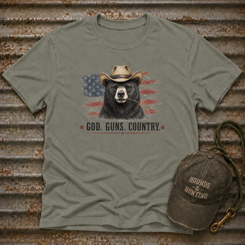 Bear. God. Guns. Country T-Shirt
