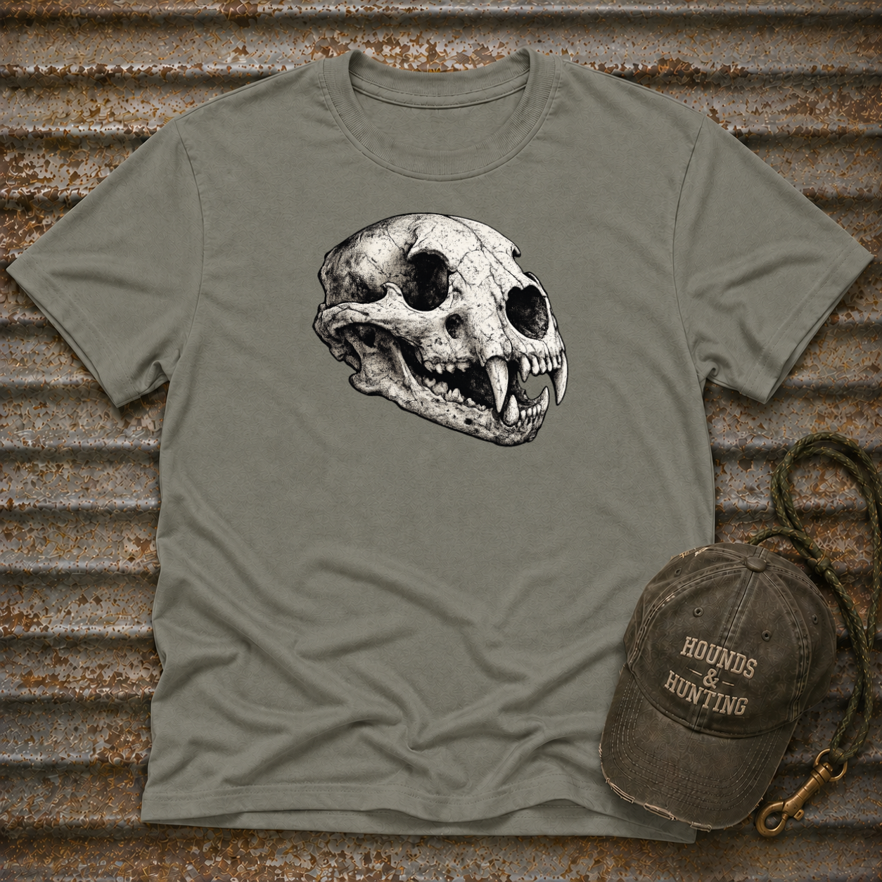 Full Bear Skull T-Shirt