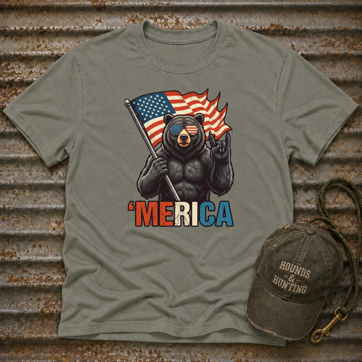 'Merica Bear T-Shirt