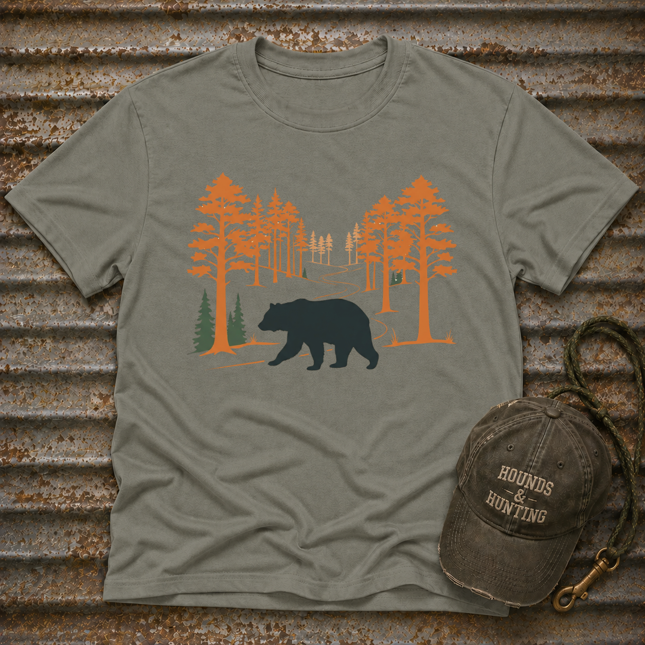Bear Walking In The Woods T-Shirt