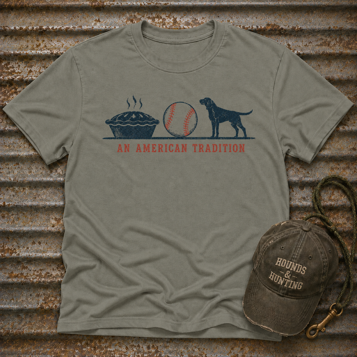 Apple Pie, Baseball & Hounds 3 T-Shirt