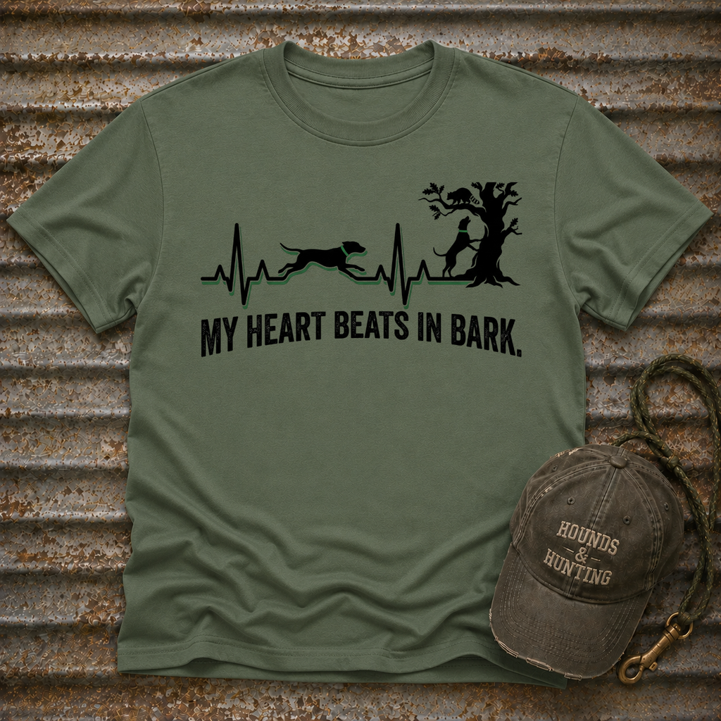 My Heart Beats In Bark - Coon T-Shirt