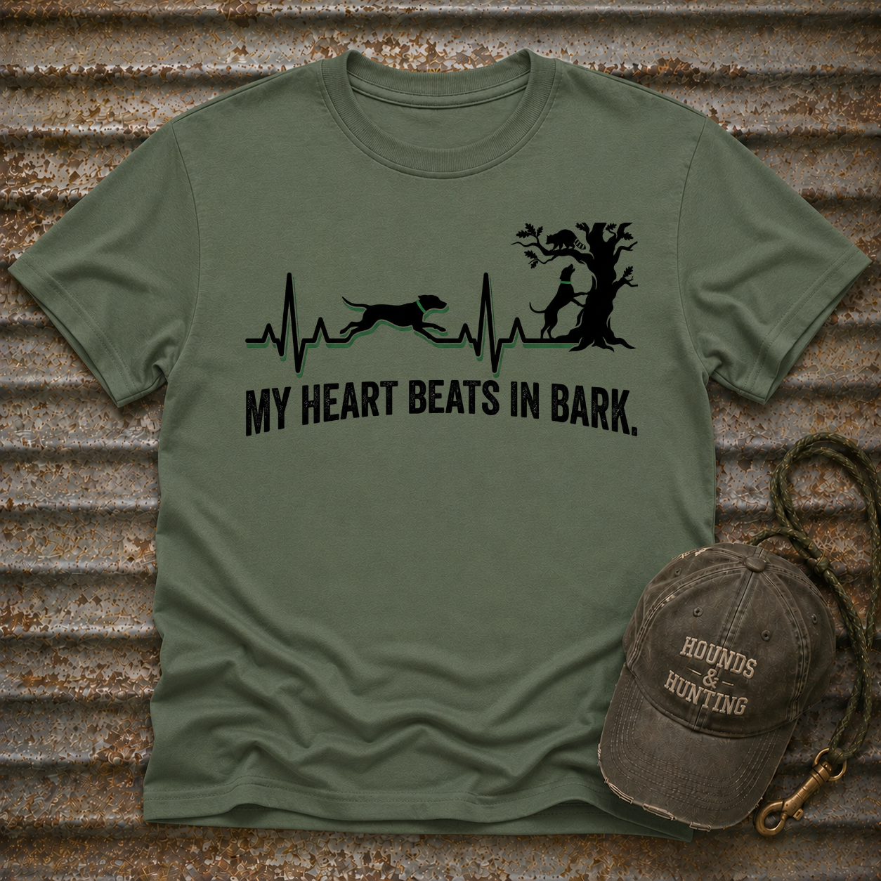 My Heart Beats In Bark - Coon T-Shirt