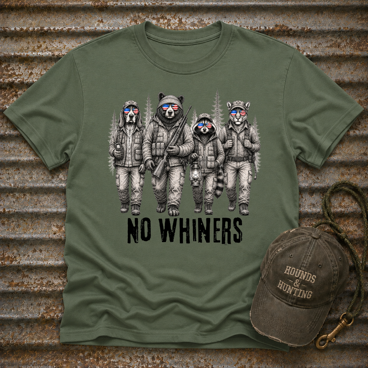 Americana Animals No Whiners T-Shirt