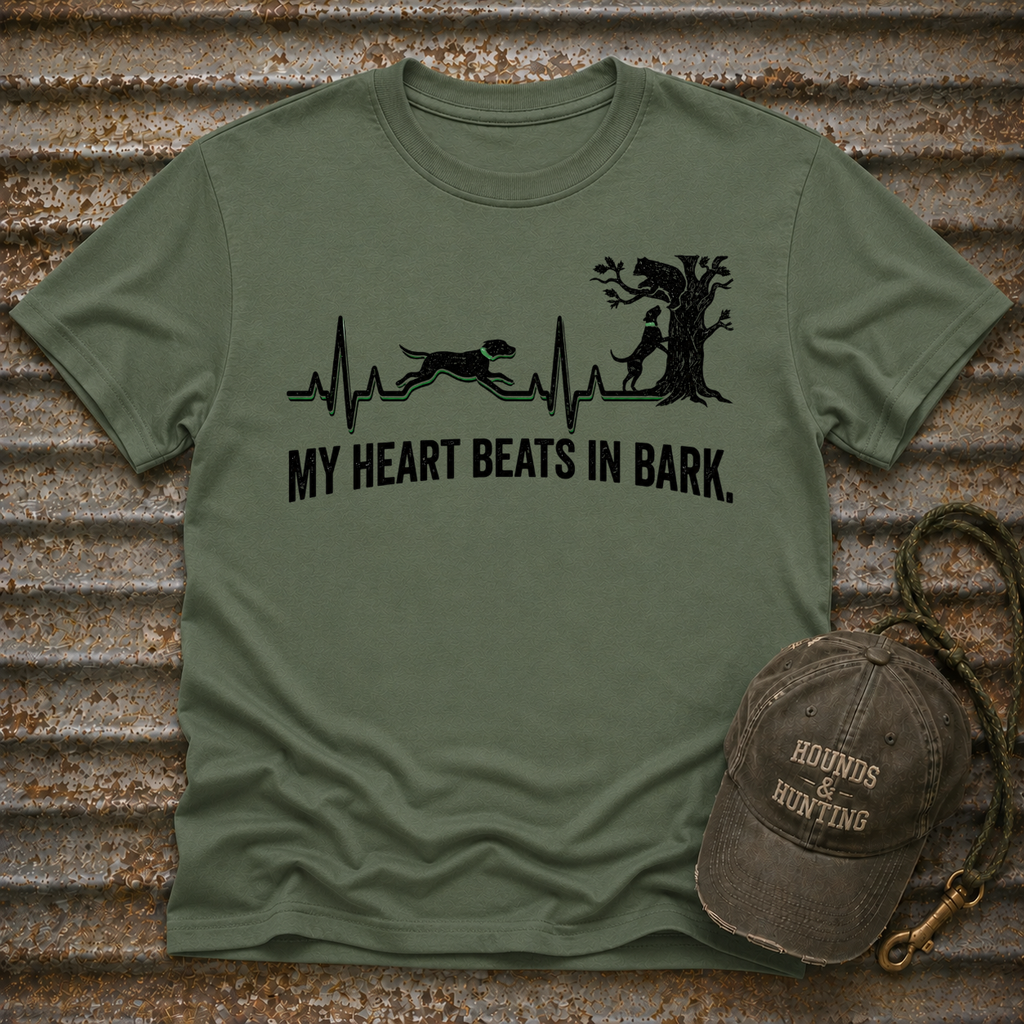 My Heart Beats in Bark - Bear T-Shirt