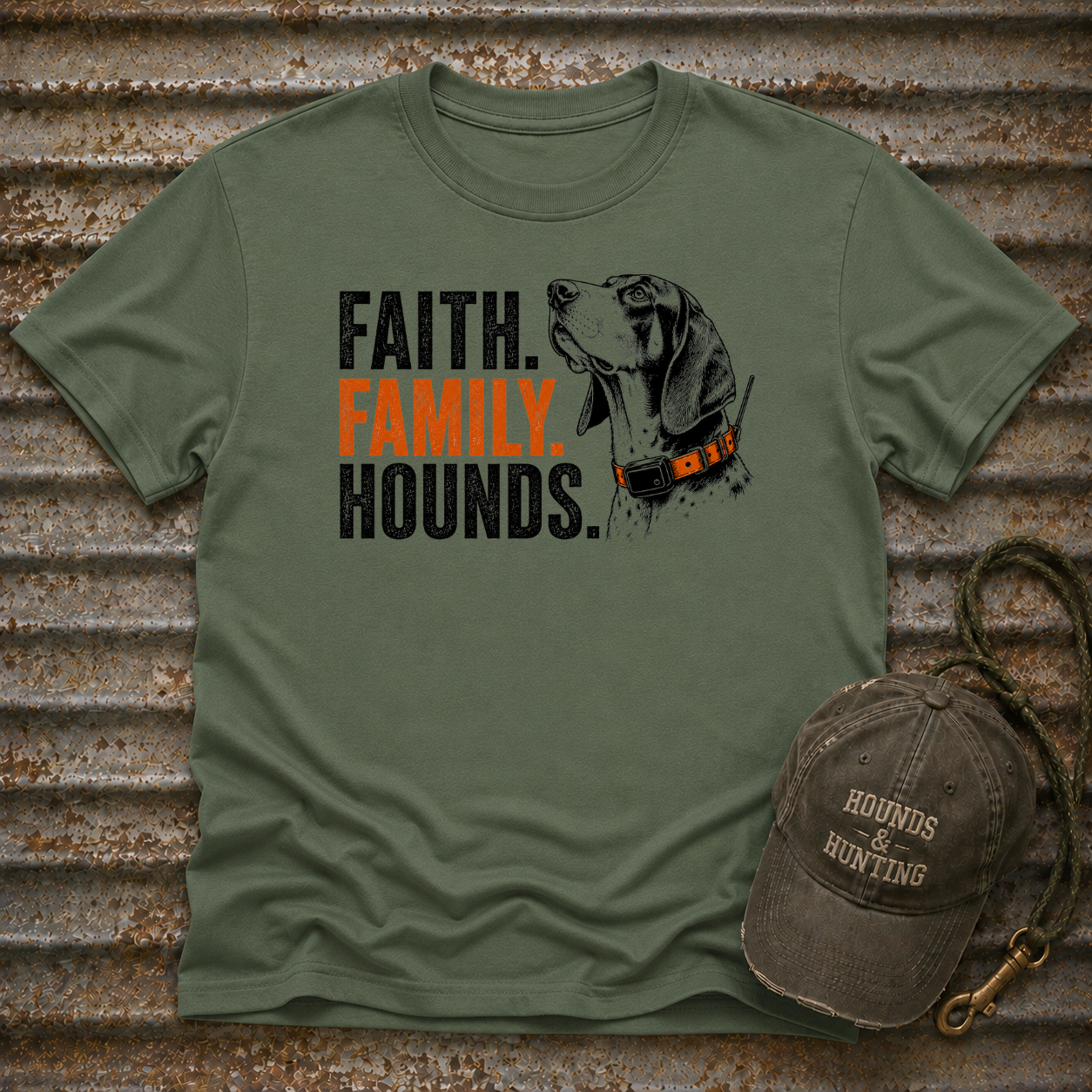 Faith Family Hounds w/ Hound T-Shirt