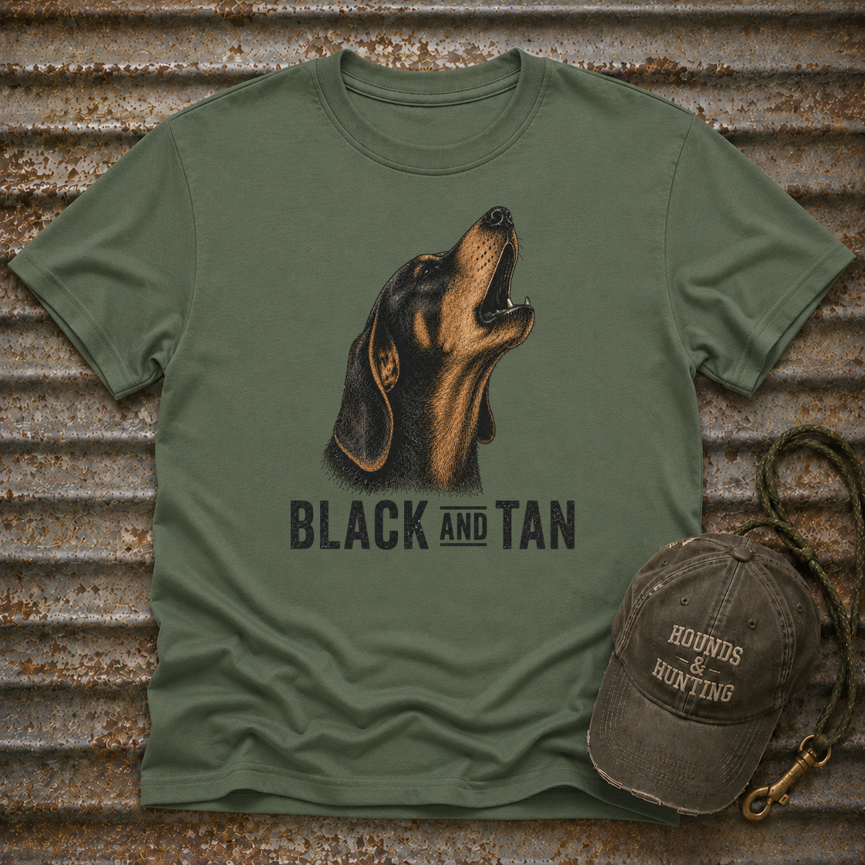Black and Tan T-Shirt