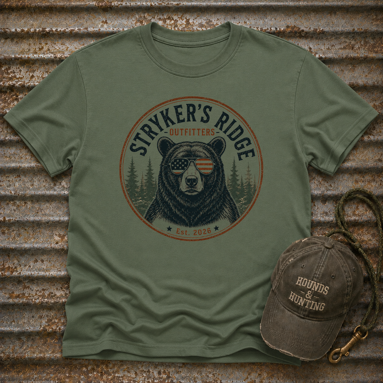 Stryker's Ridge Patriotic Glasses T-Shirt