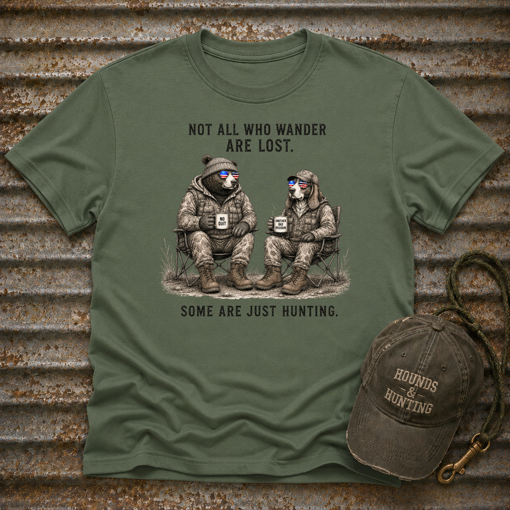 Americana Animals Not All Who Wander Are Lost T-Shirt