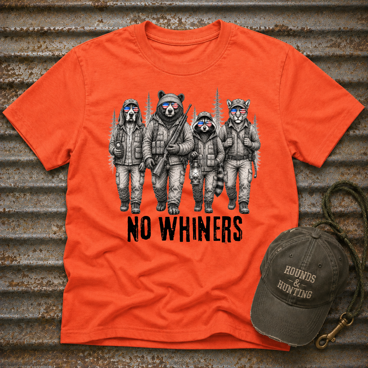 Americana Animals No Whiners T-Shirt