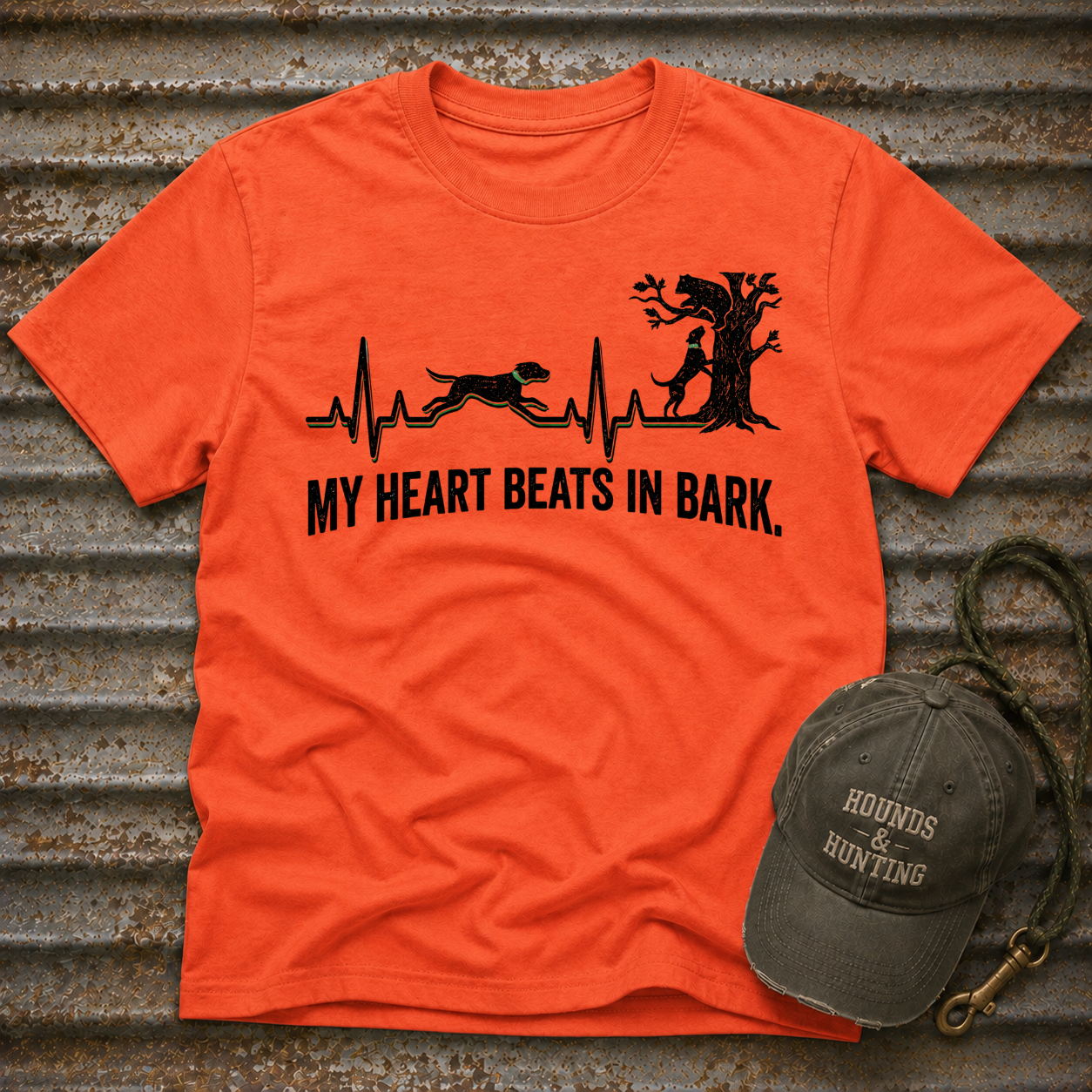 My Heart Beats in Bark - Bear T-Shirt