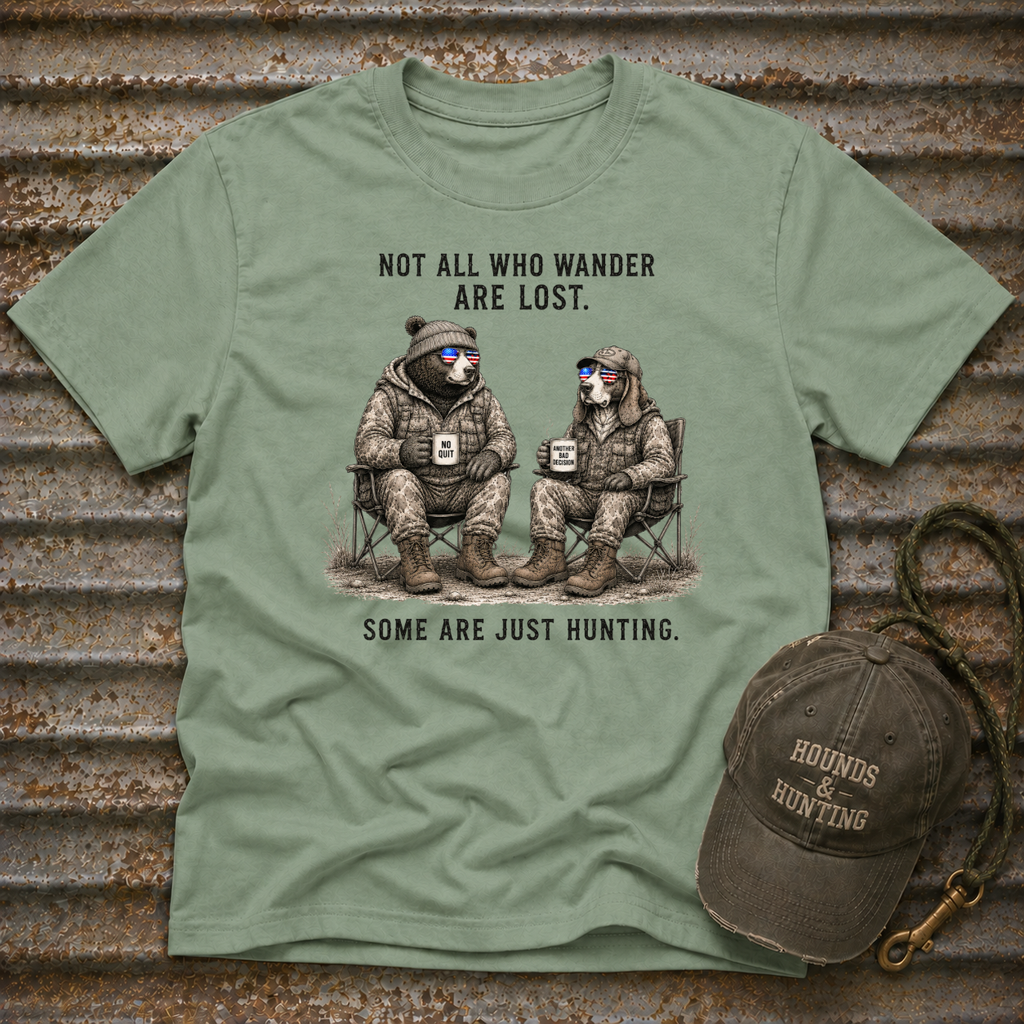 Americana Animals Not All Who Wander Are Lost T-Shirt
