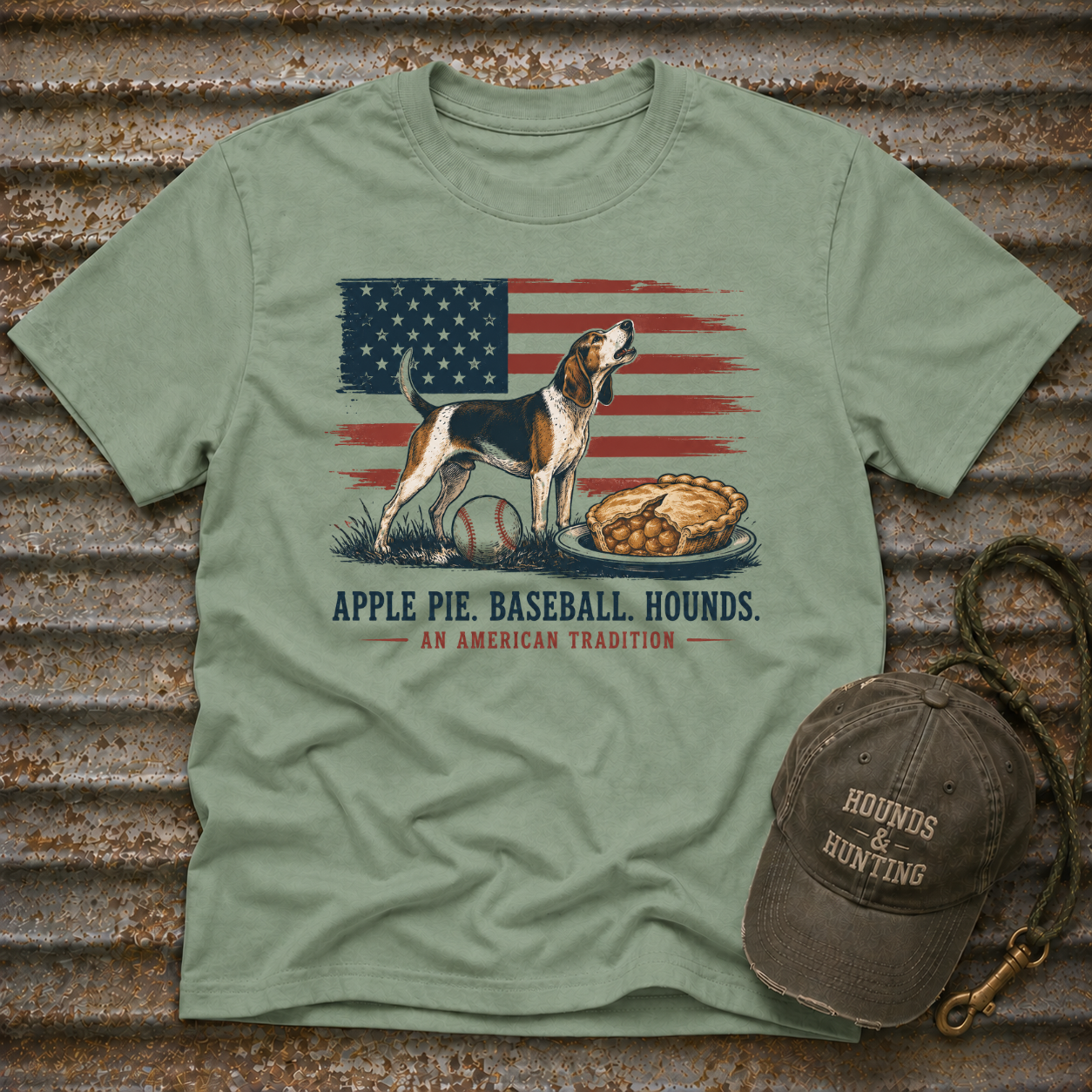 Apple Pie, Baseball & Hounds 2 T-Shirt