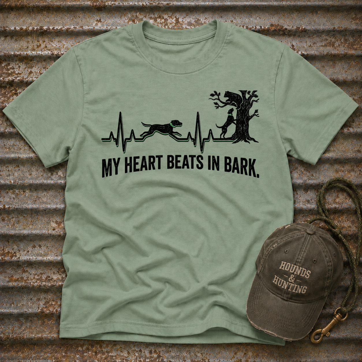 My Heart Beats in Bark - Bear T-Shirt