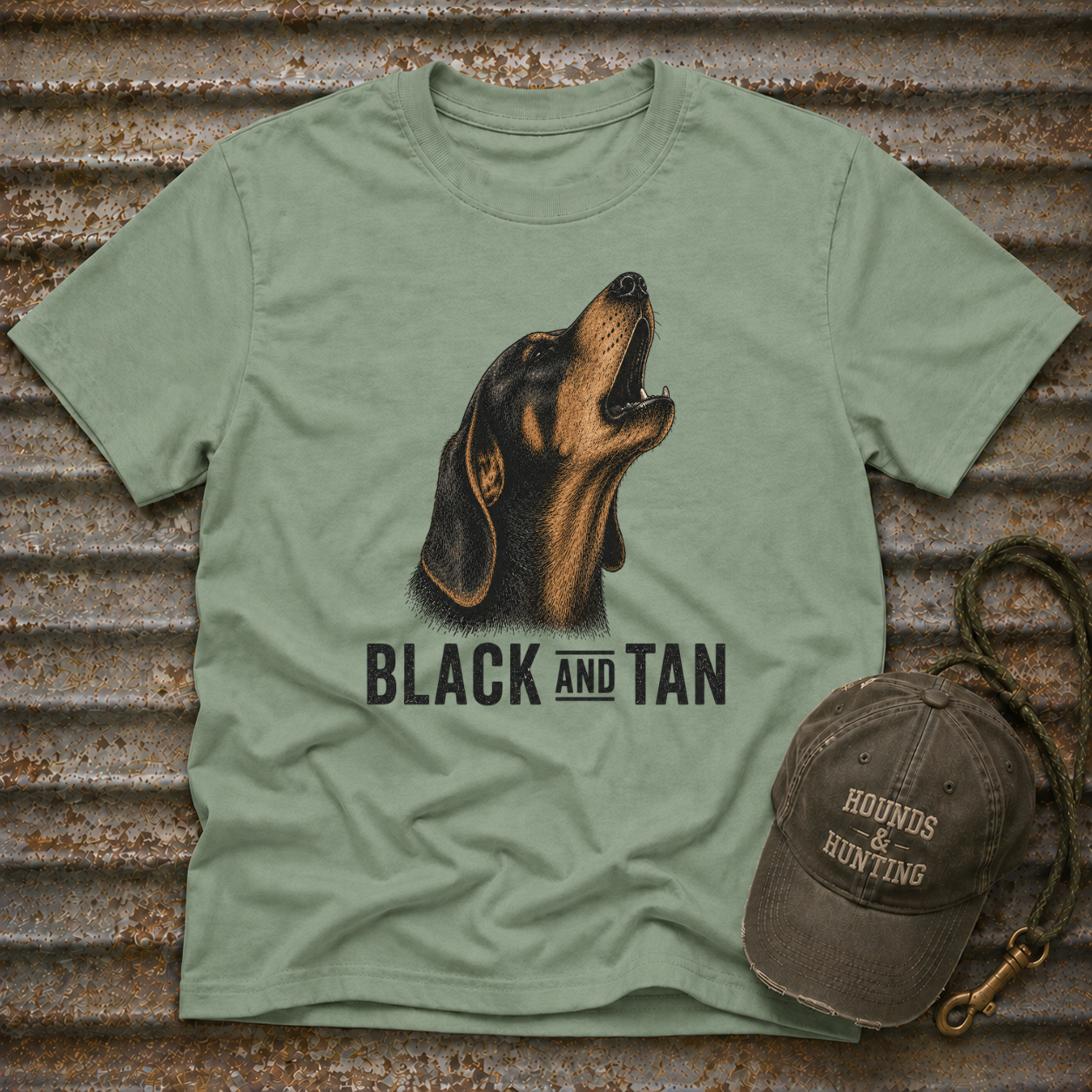 Black and Tan T-Shirt
