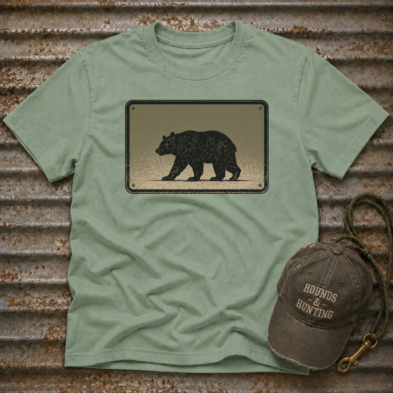 Bear Plaque T-Shirt