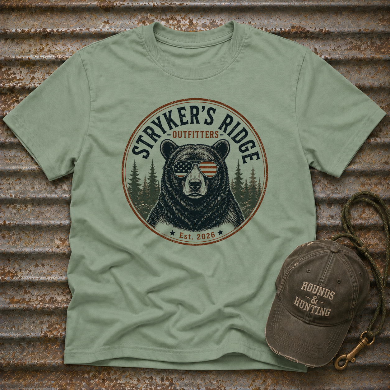 Stryker's Ridge Patriotic Glasses T-Shirt
