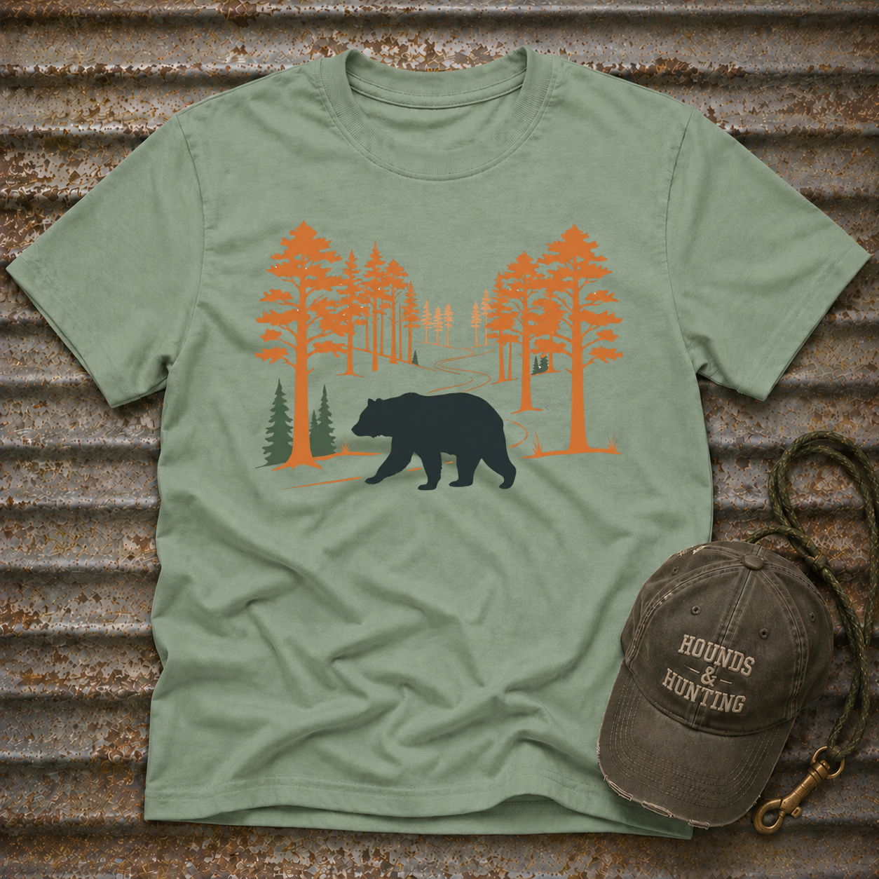 Bear Walking In The Woods T-Shirt