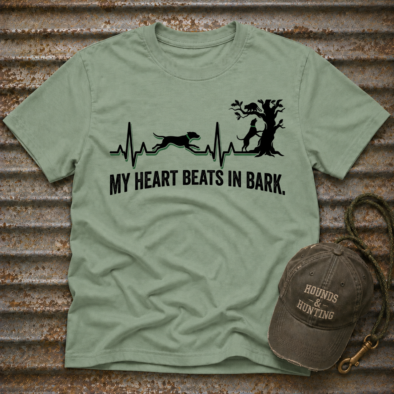 My Heart Beats In Bark - Coon T-Shirt