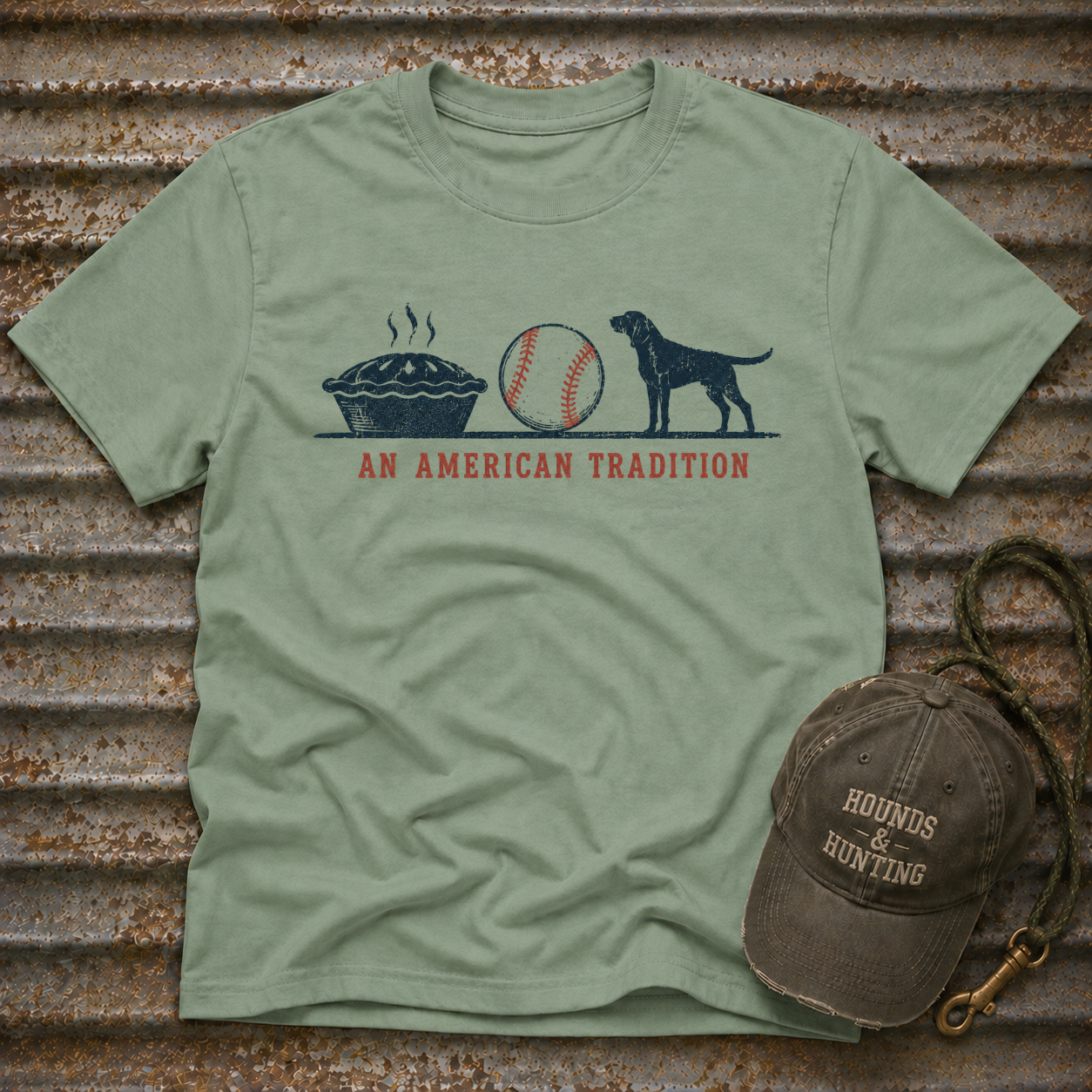 Apple Pie, Baseball & Hounds 3 T-Shirt