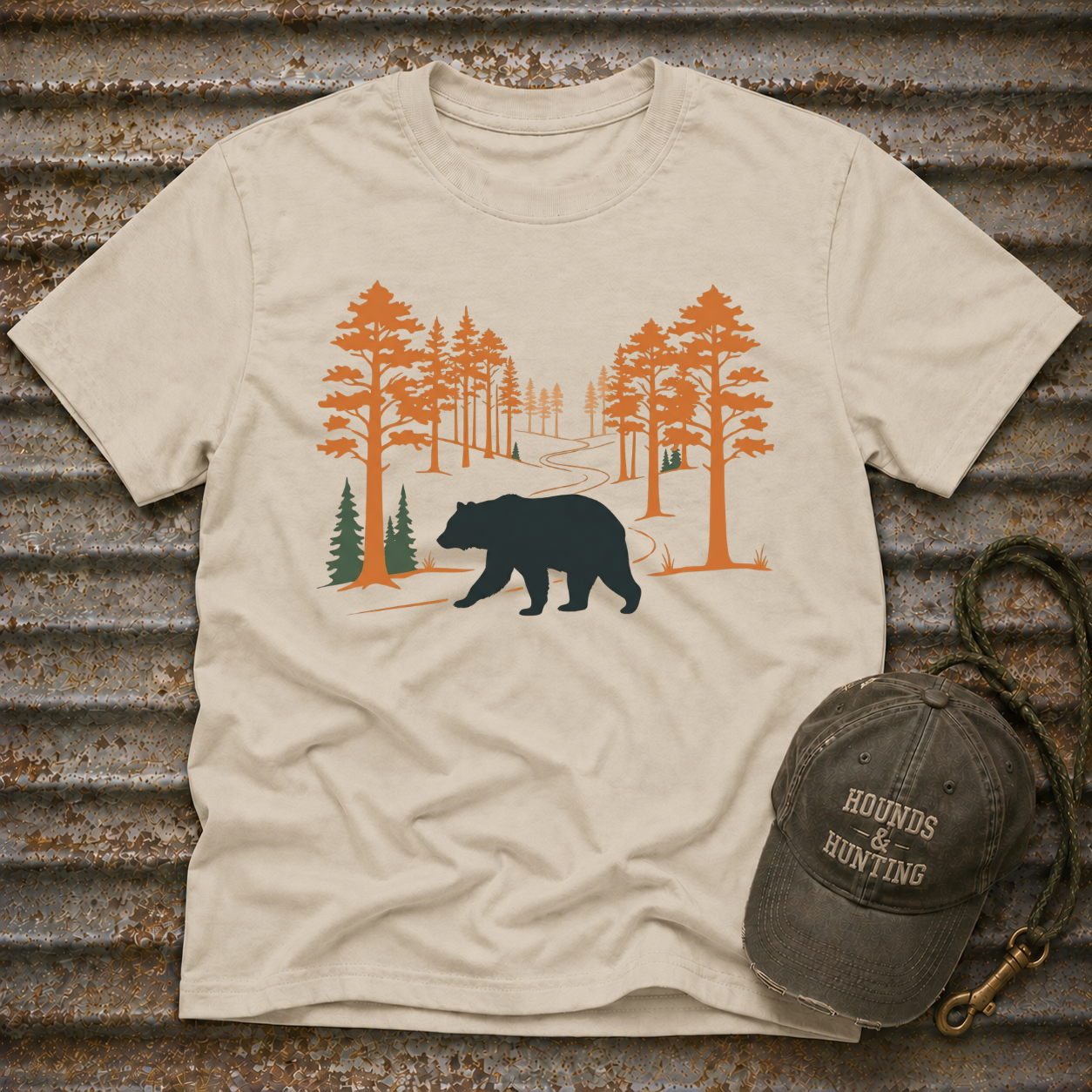 Bear Walking In The Woods T-Shirt