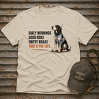 Early Mornings - Blue Tick T-Shirt