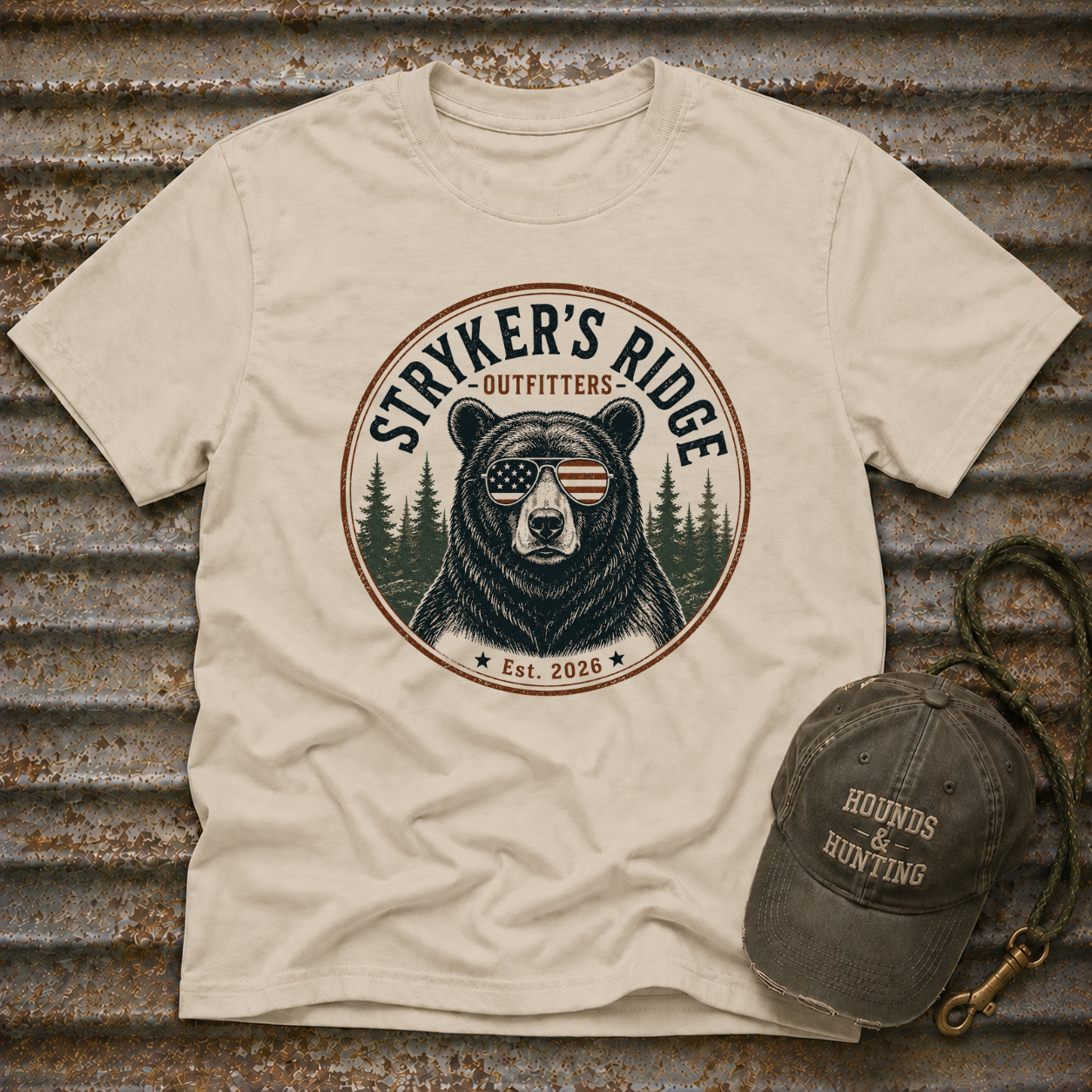 Stryker's Ridge Patriotic Glasses T-Shirt