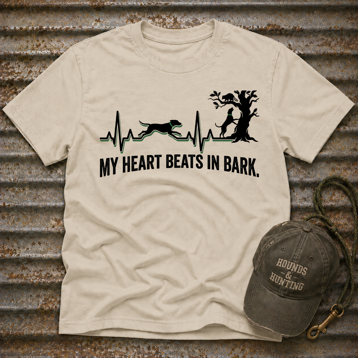 My Heart Beats In Bark - Coon T-Shirt