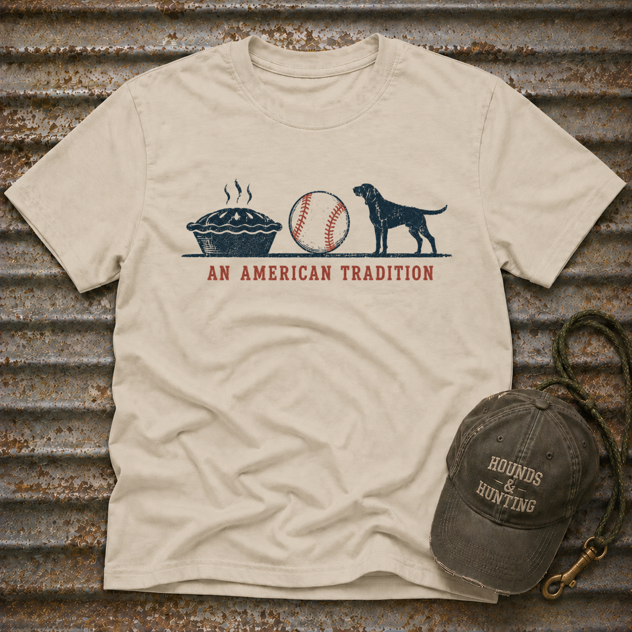 Apple Pie, Baseball & Hounds 3 T-Shirt