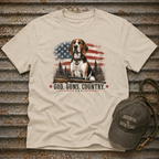 Hound God. Guns. Country T-Shirt