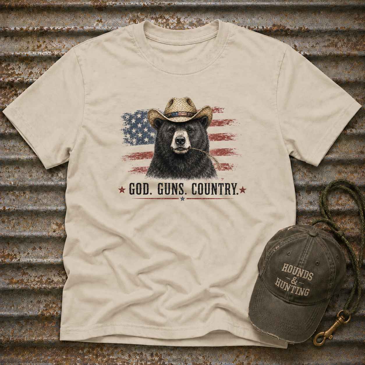 Bear. God. Guns. Country T-Shirt