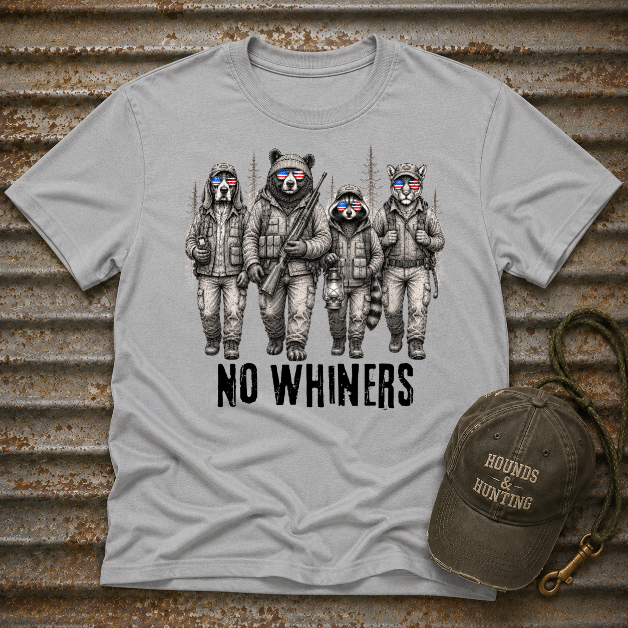 Americana Animals No Whiners T-Shirt