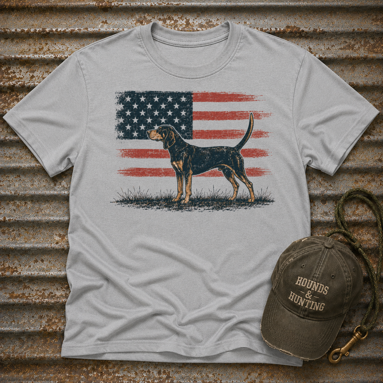 American Black and Tan T-Shirt