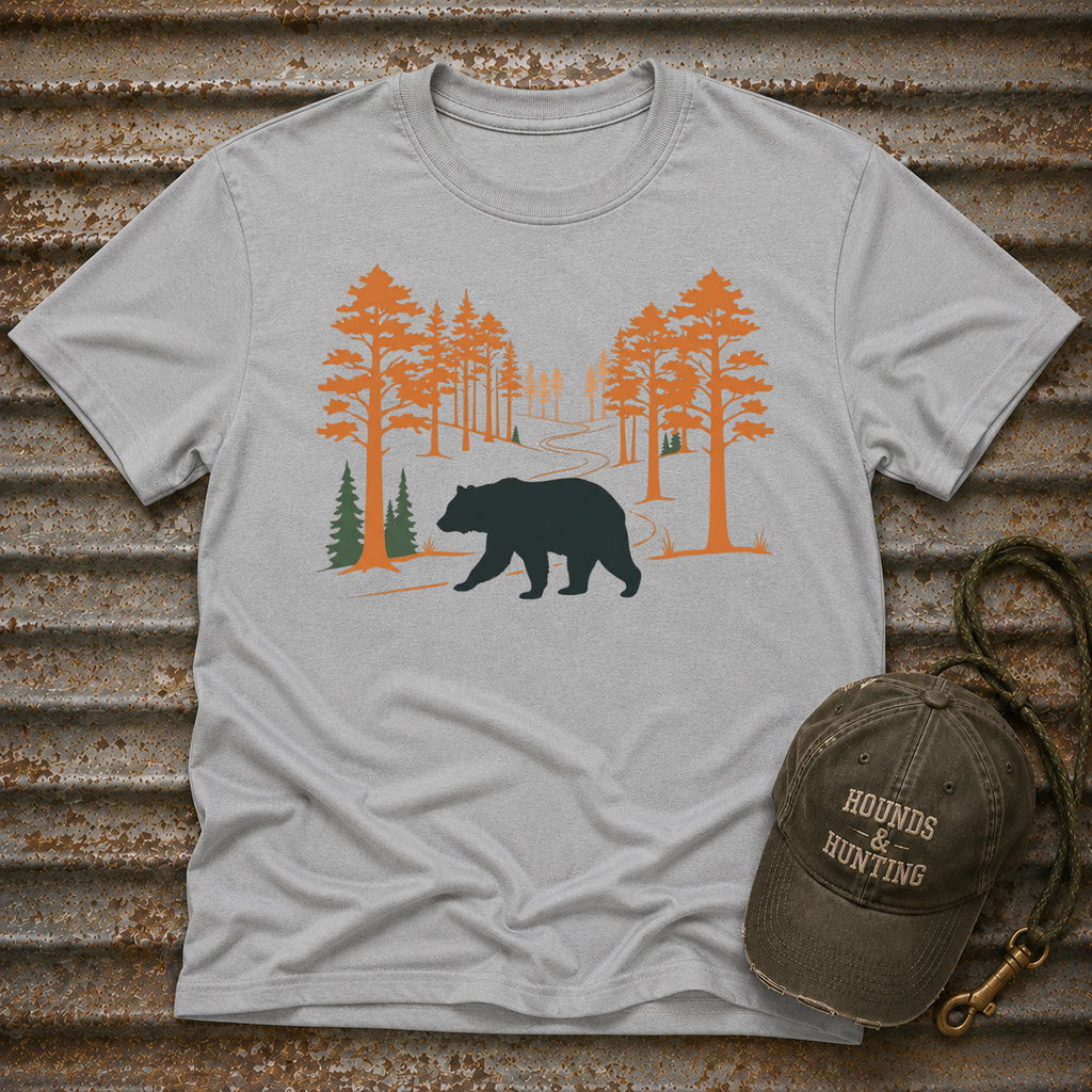Bear Walking In The Woods T-Shirt