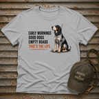 Early Mornings - Blue Tick T-Shirt