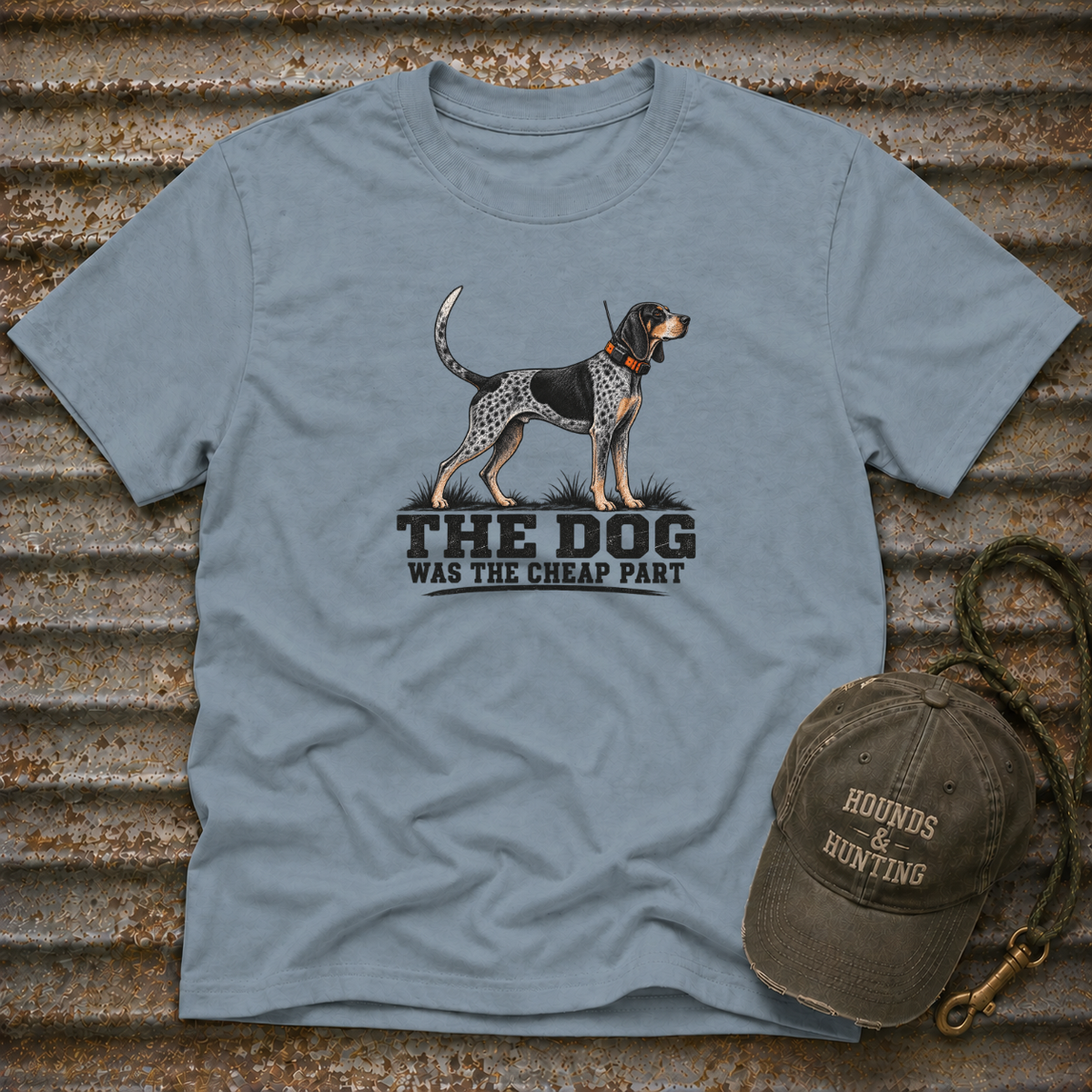 The Cheap Part Blue Tick T-Shirt