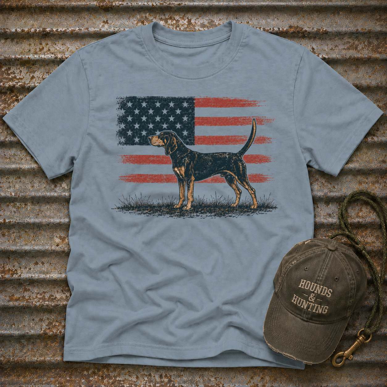 American Black and Tan T-Shirt