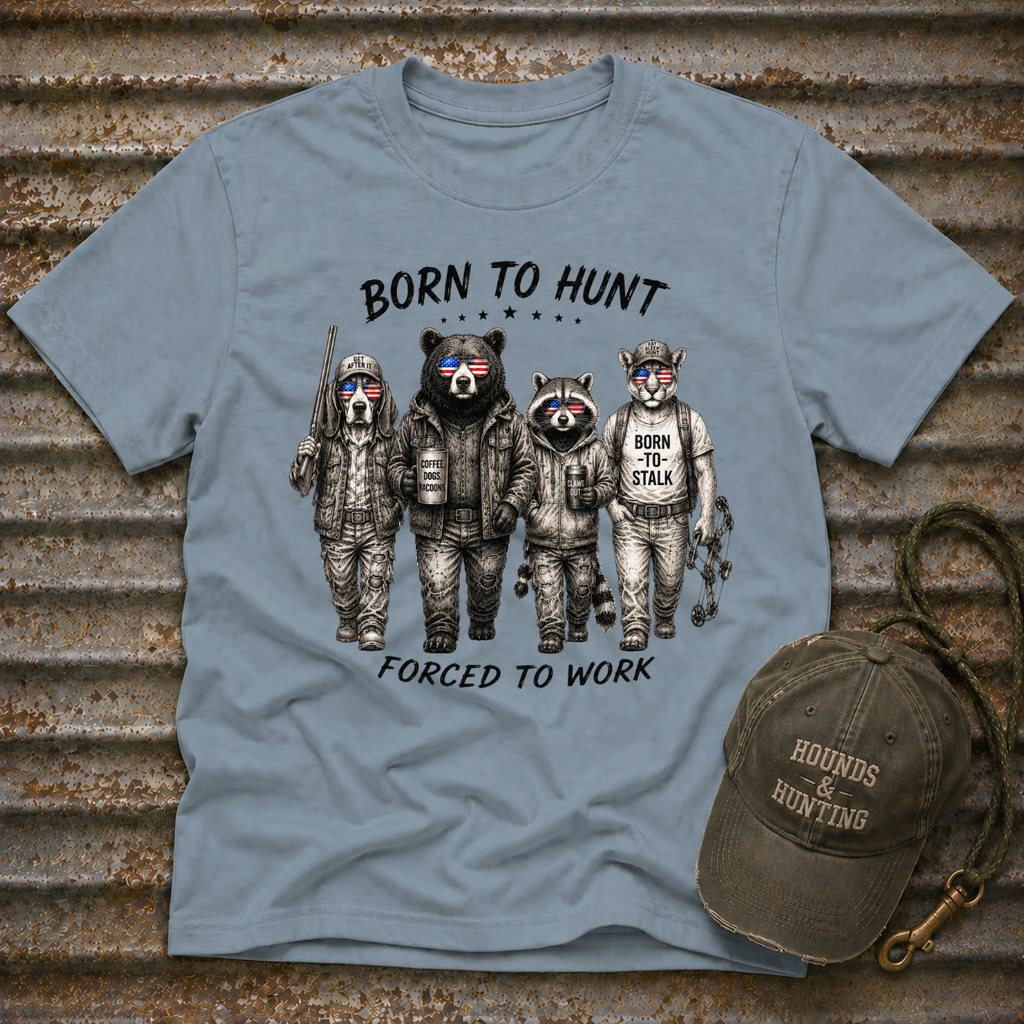 Americana Animals Born to Hunt T-Shirt