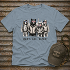 Americana Animals Hunt Eat Repeat T-Shirt