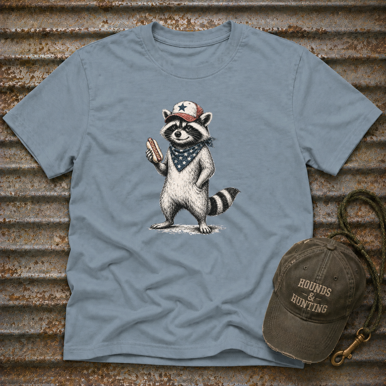 Coon With Hot Dog T-Shirt