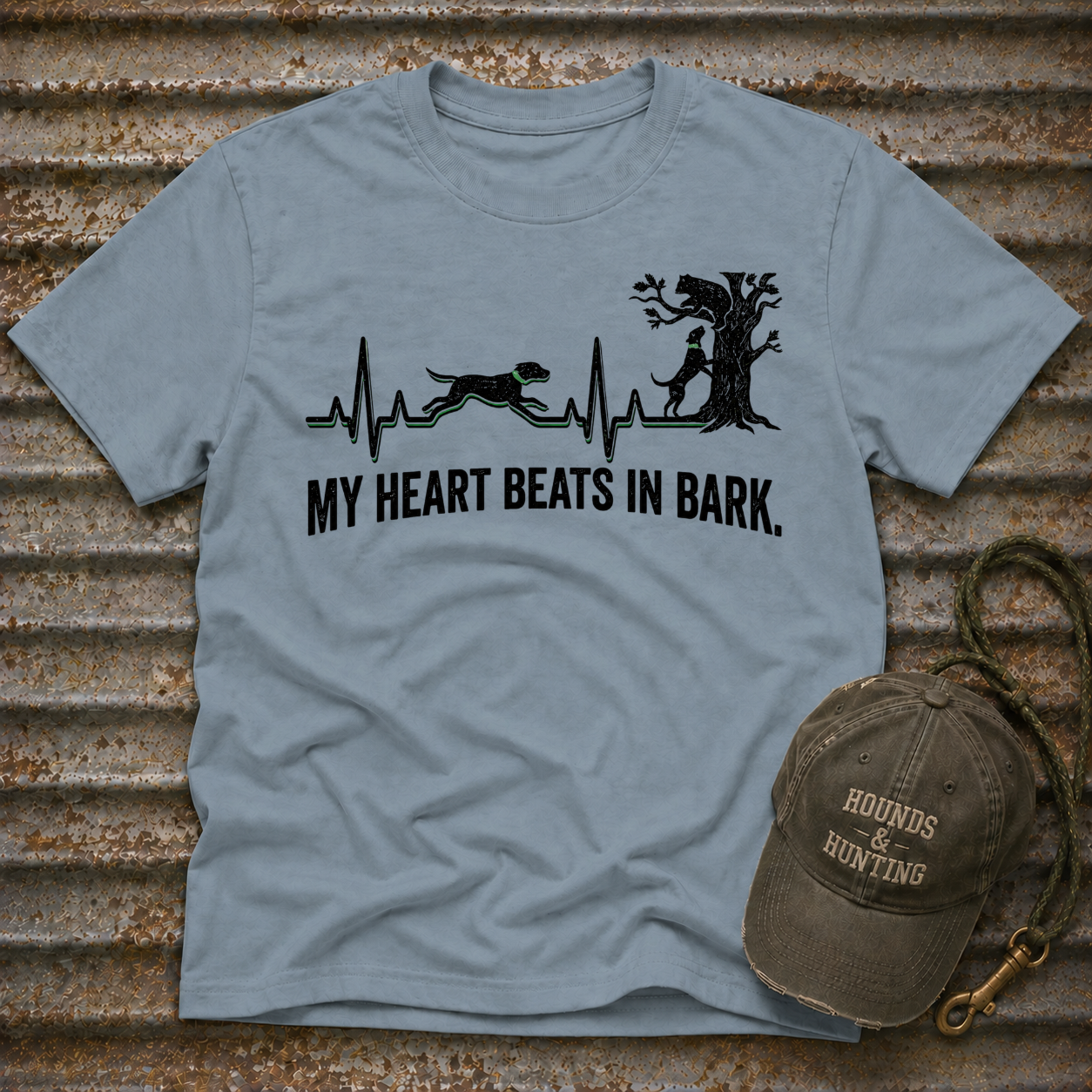 My Heart Beats in Bark - Bear T-Shirt
