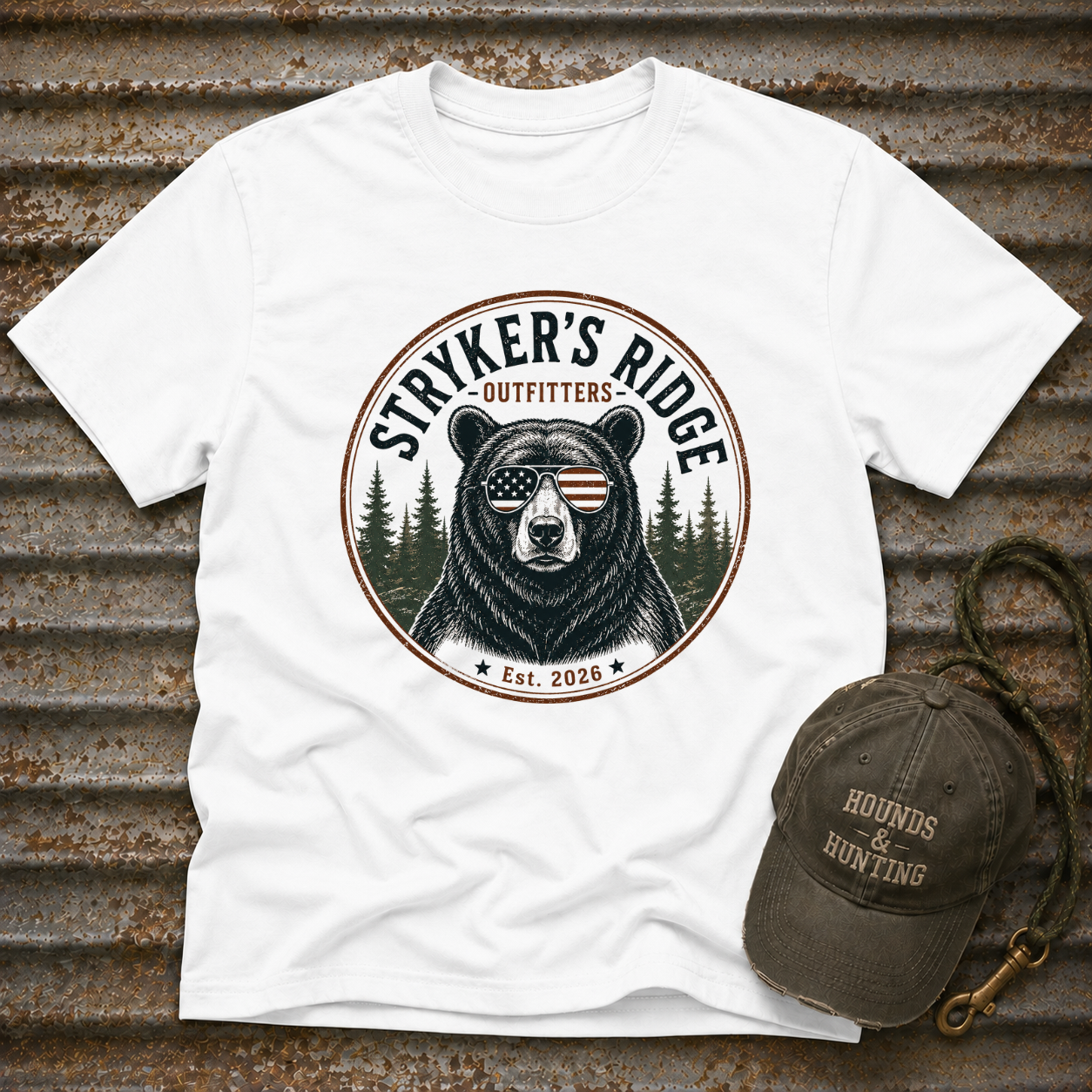 Stryker's Ridge Patriotic Glasses T-Shirt