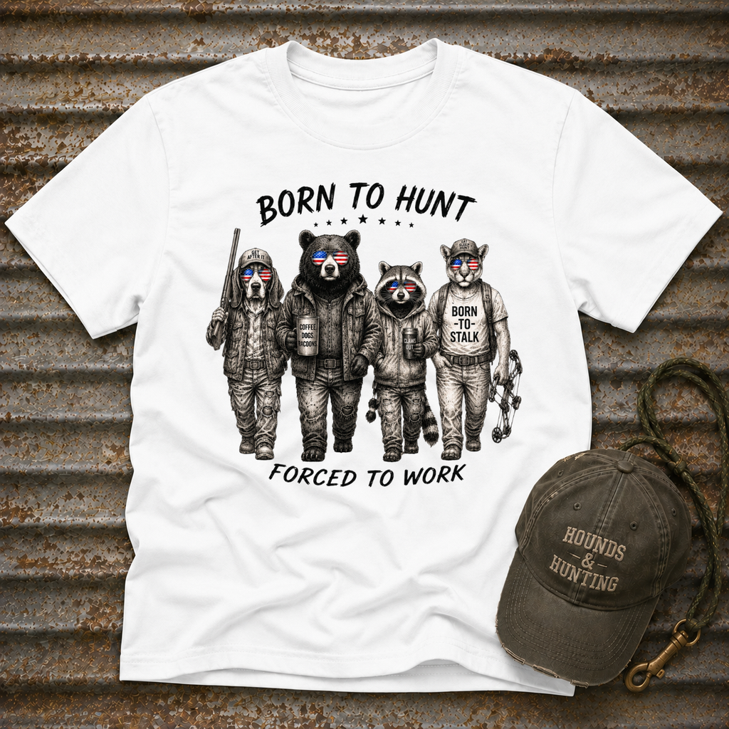 Americana Animals Born to Hunt T-Shirt