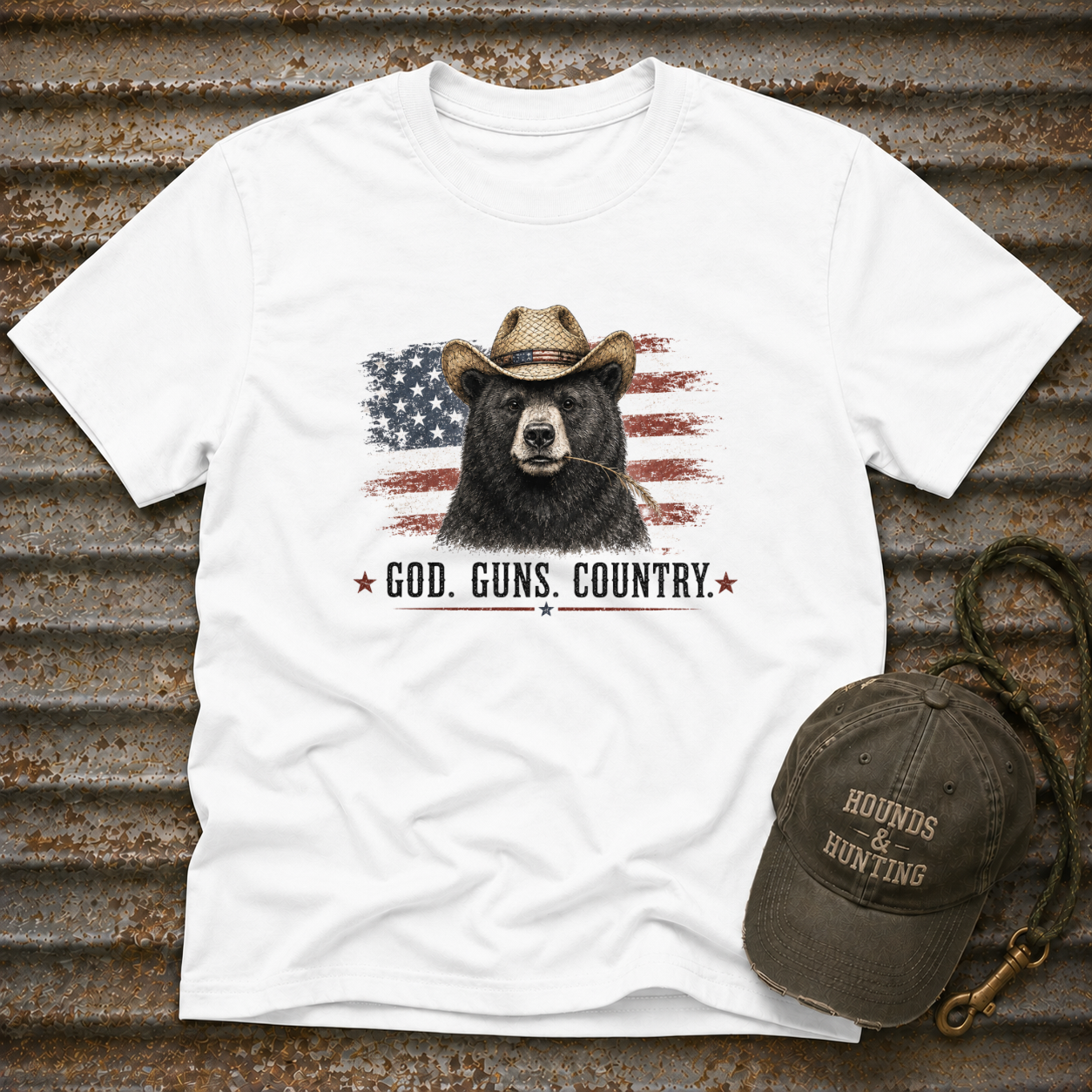 Bear. God. Guns. Country T-Shirt